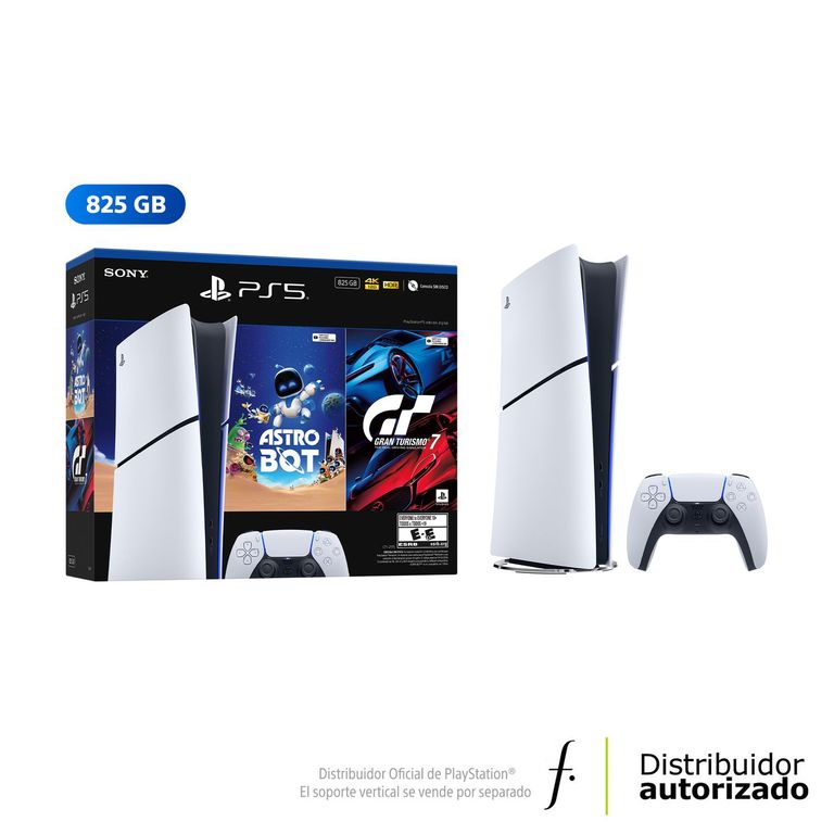 Consola PS5 Edición Digital Bundled con Astro Bot (GOTY 2024) + Gran Turismo 7