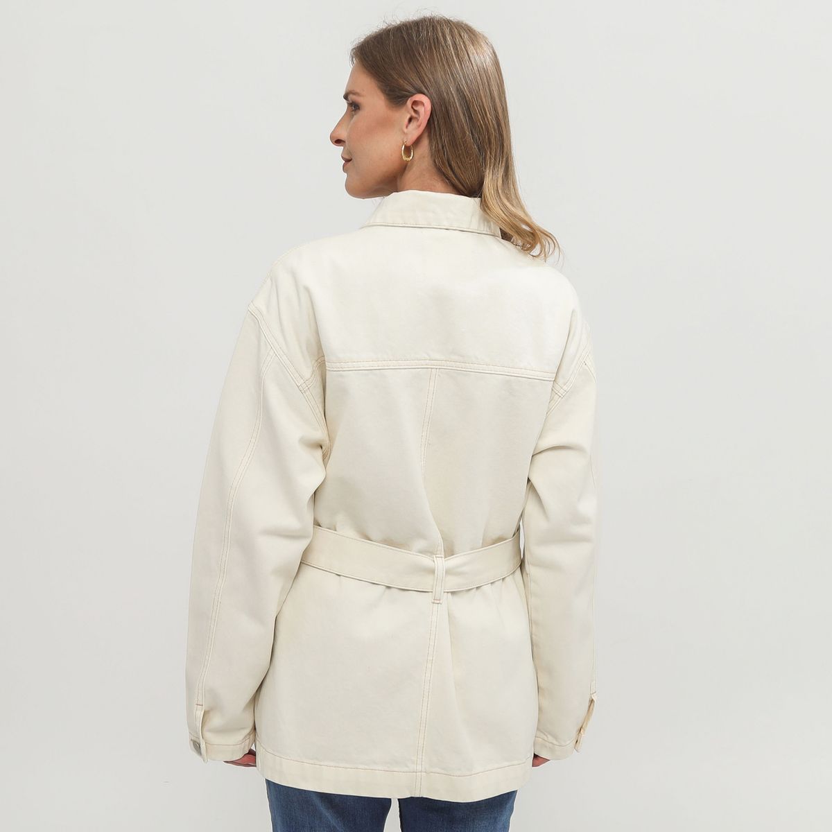 NEWPORT - Casaca Denim Mujer Newport