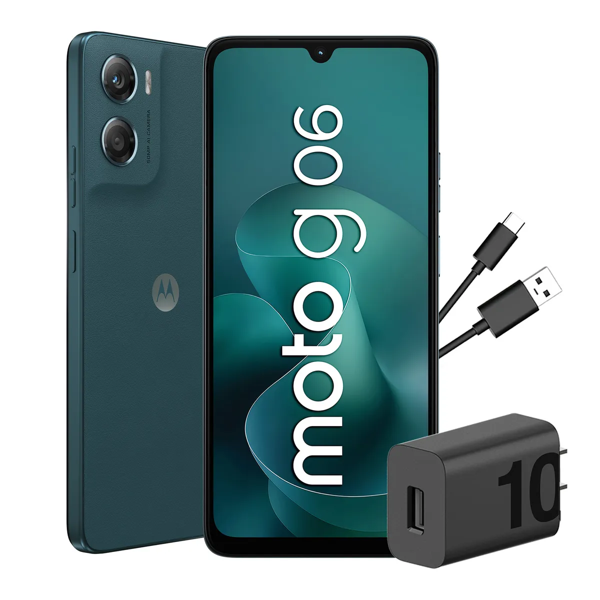 MOTOROLA - Celular Moto G06 4gb + 128gb Azul