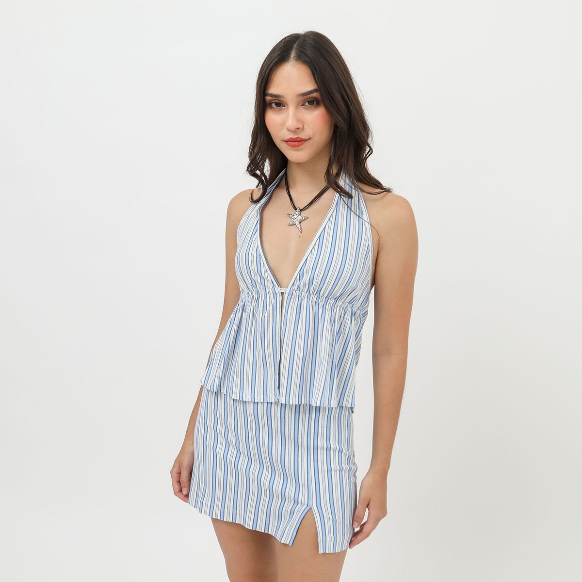 SYBILLA - Blusa Sin Mangas Mujer Sybilla