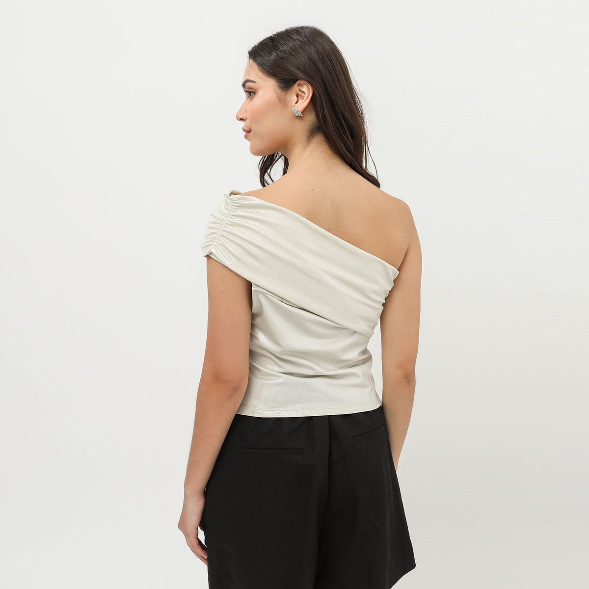 SYBILLA - Top Asimétrico Mujer Sybilla