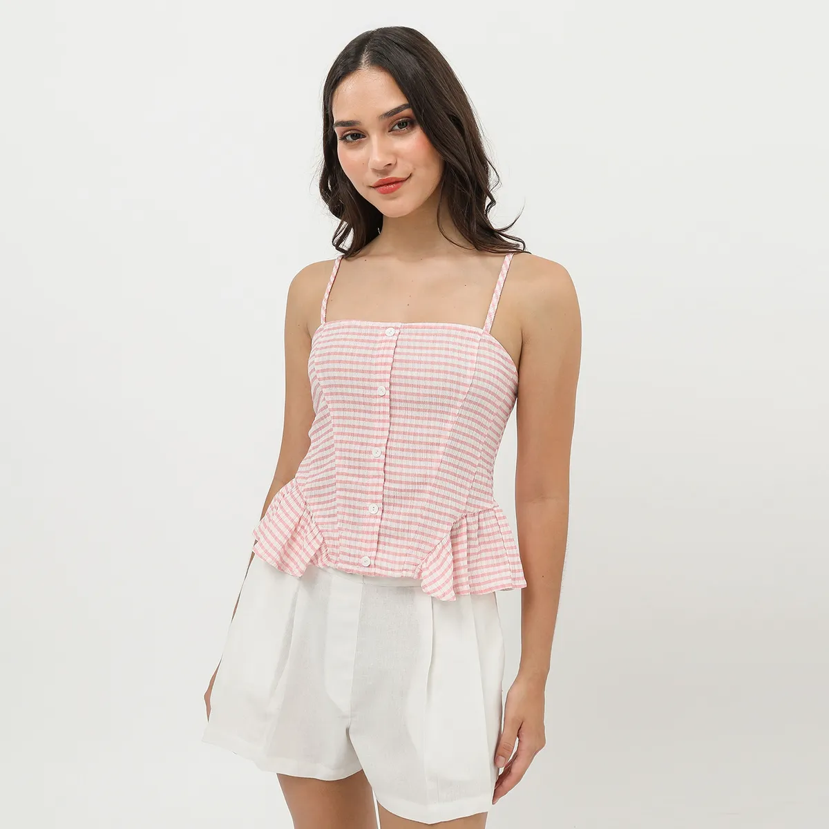 SYBILLA - Top Peplum Mujer Sybilla