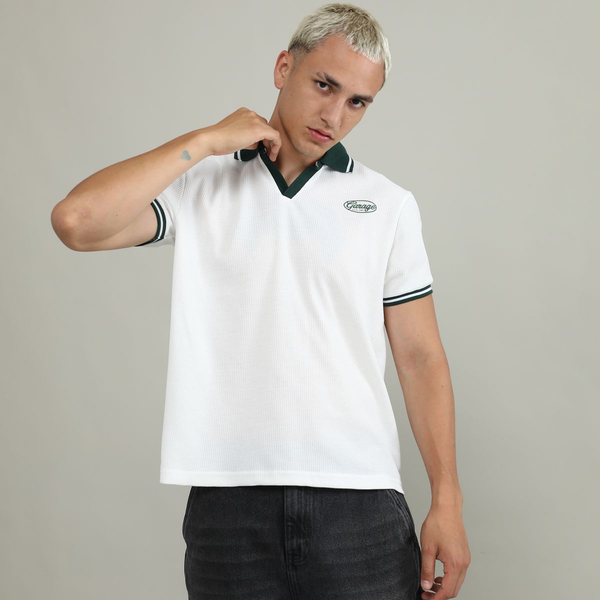 BEARCLIFF - Polo Algodón Casual Regular Fit Hombre Bearcliff