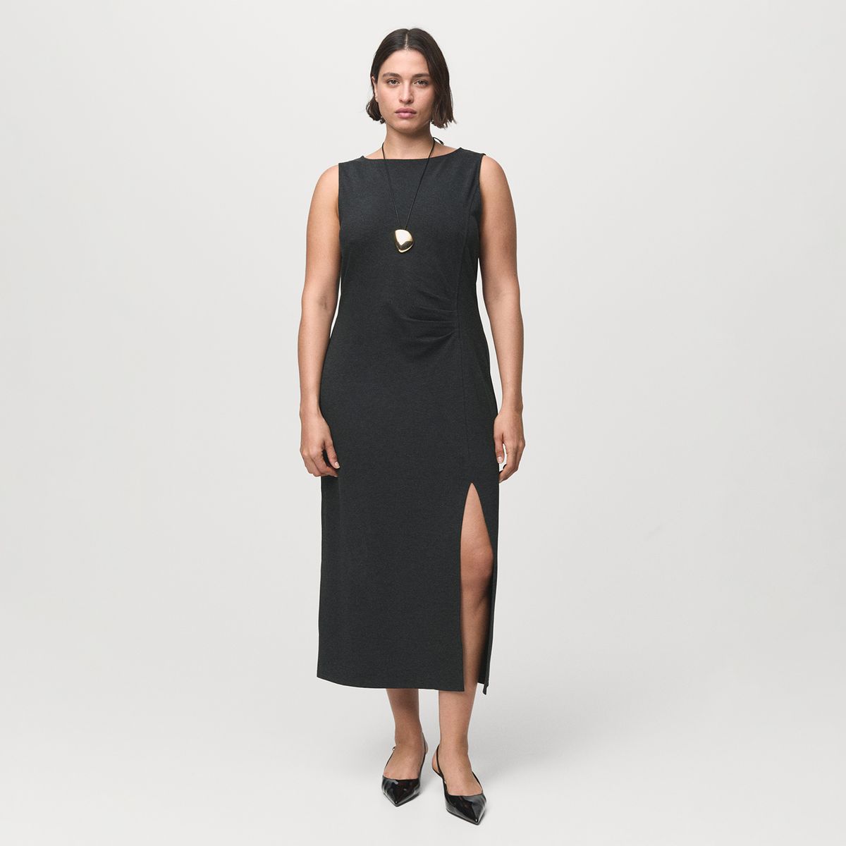 MANGO - Vestido Largo Mujer Mango