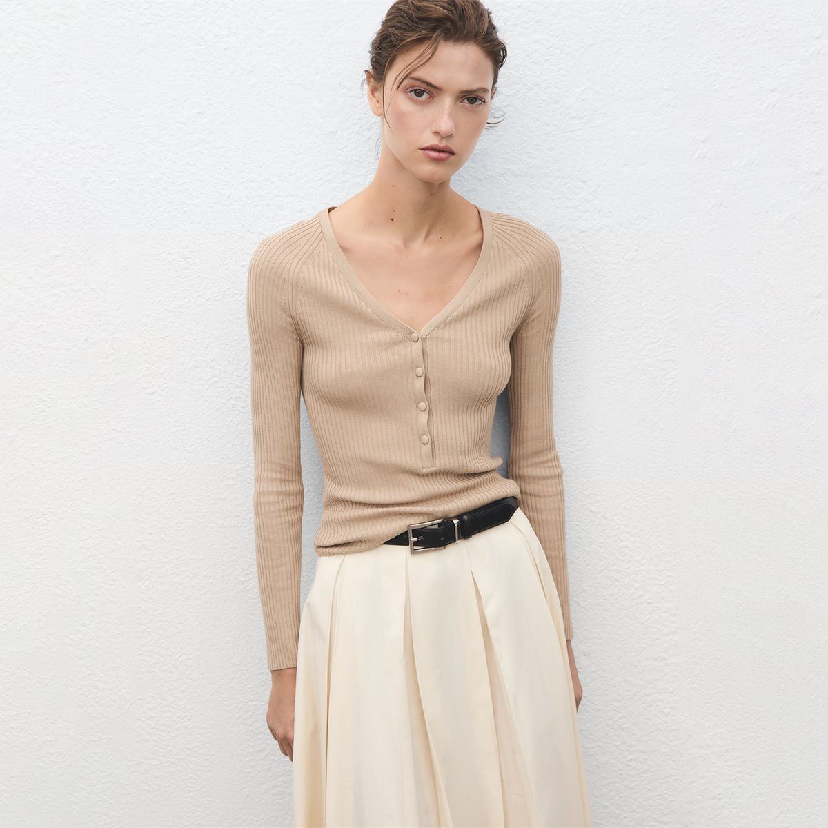 MANGO - Chompa Manga Larga Mujer Mango