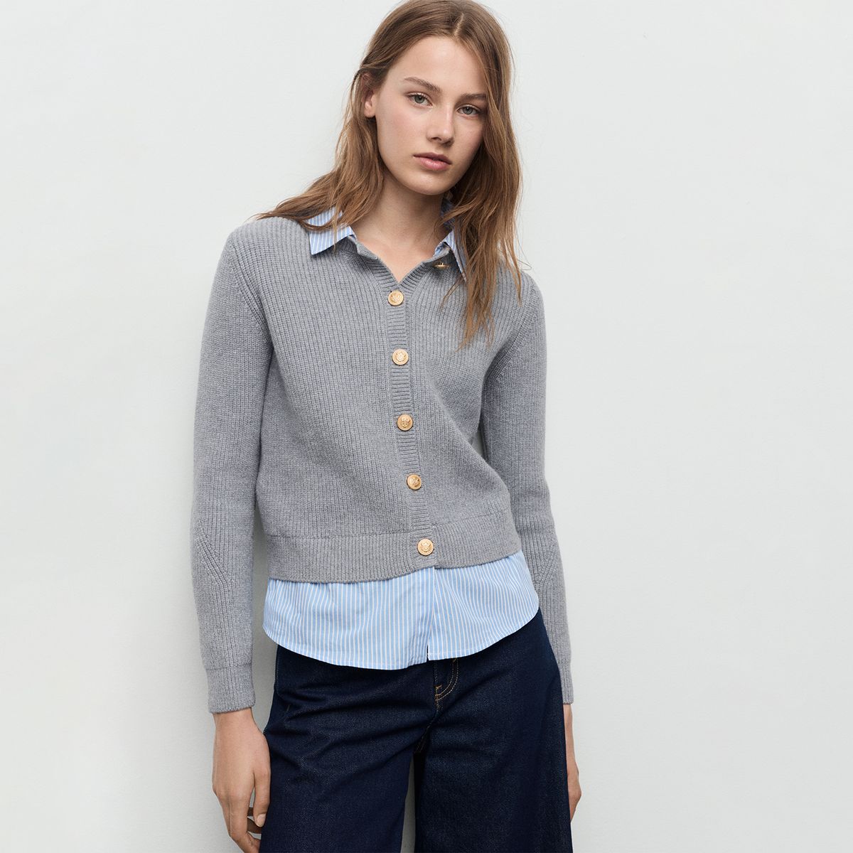 MANGO - Chompa Manga Larga Mujer Mango