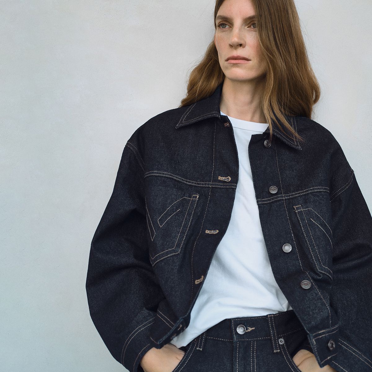 MANGO - Casaca Denim Mujer Mango