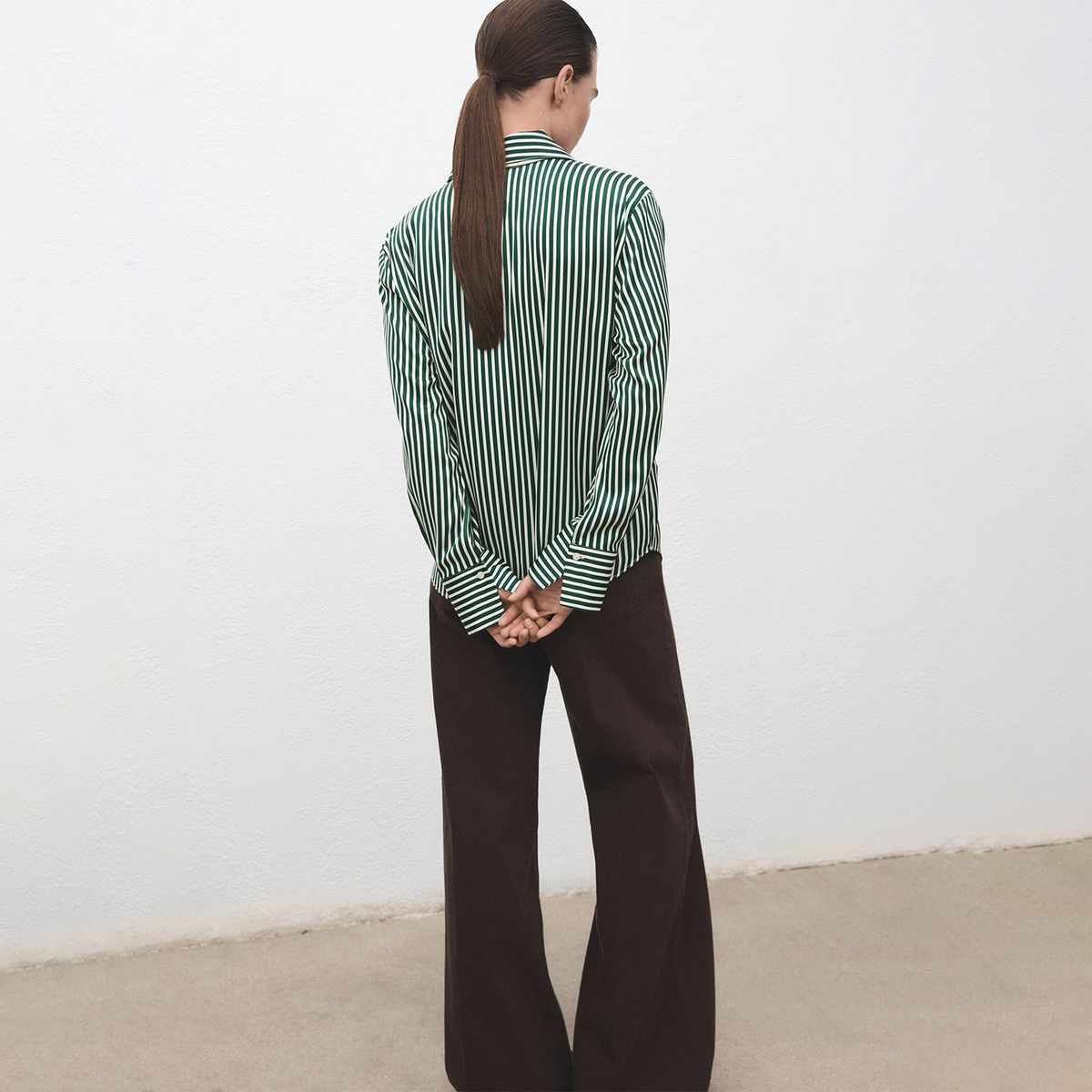 MANGO - Blusa Manga Larga Mujer Mango