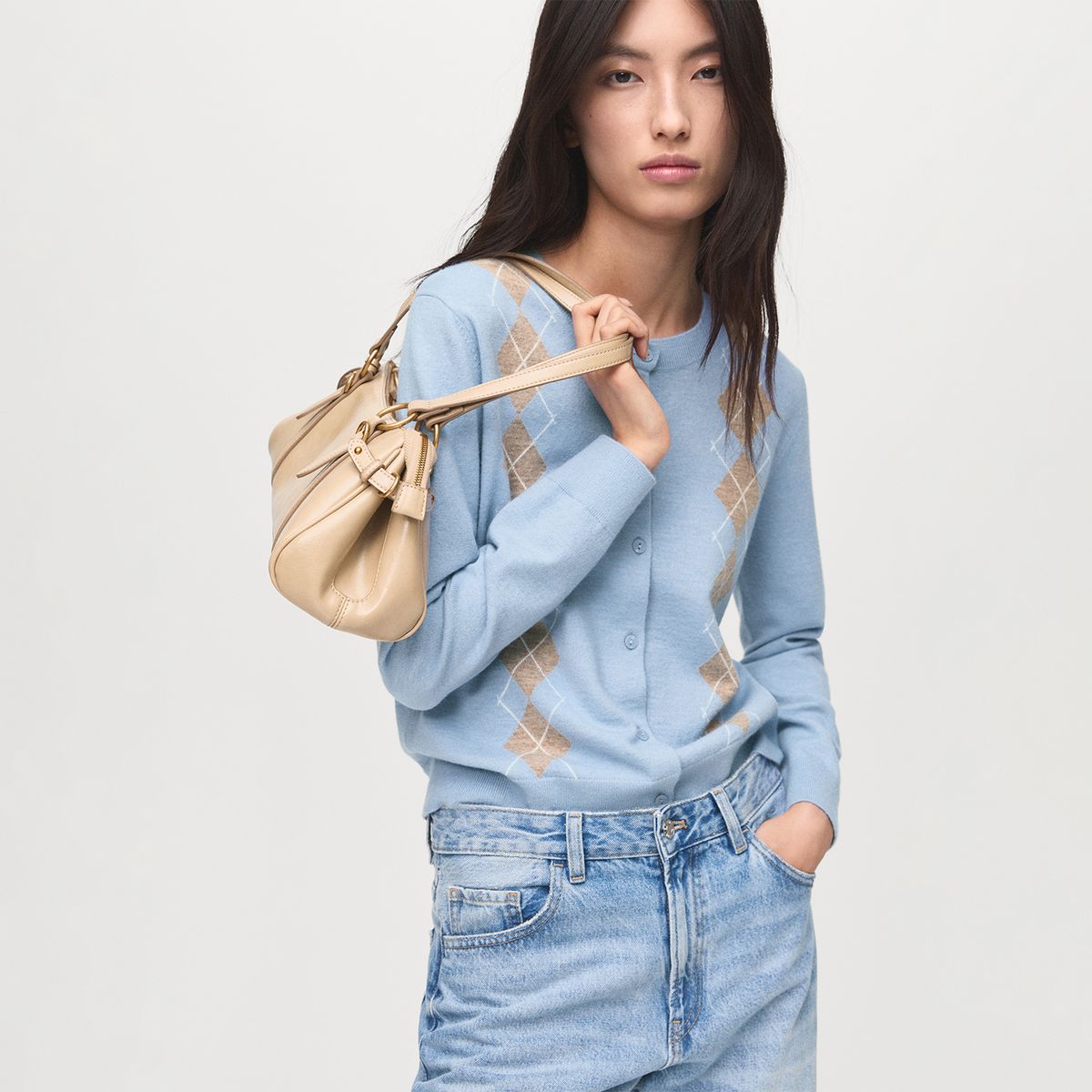 MANGO - Chompa Manga Larga Mujer Mango