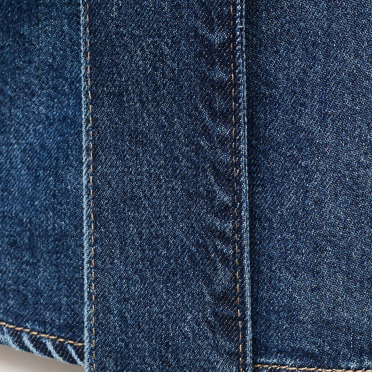 MANGO - Blusa Manga Larga Denim Mujer Mango