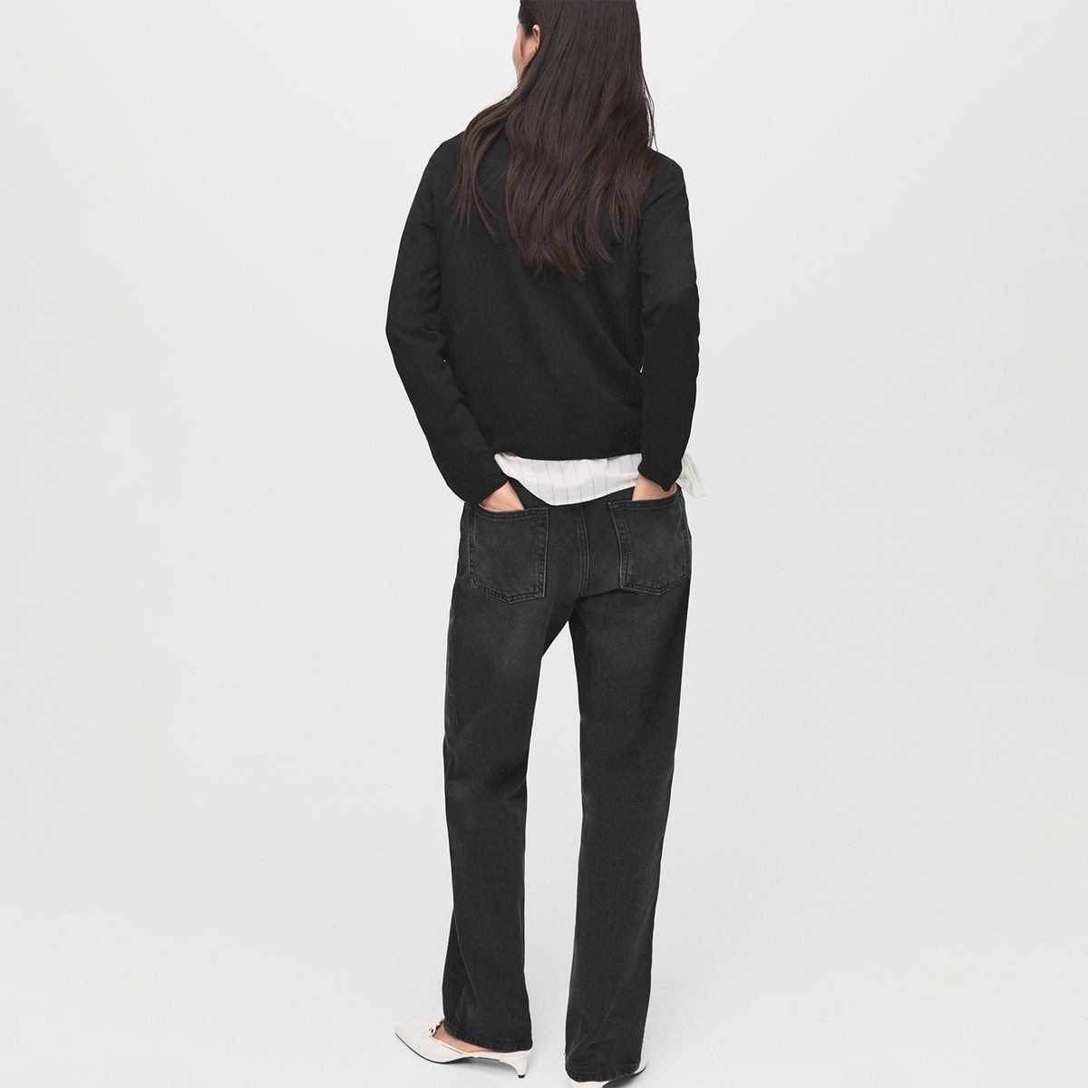 MANGO - Chompa Manga Larga Mujer Mango