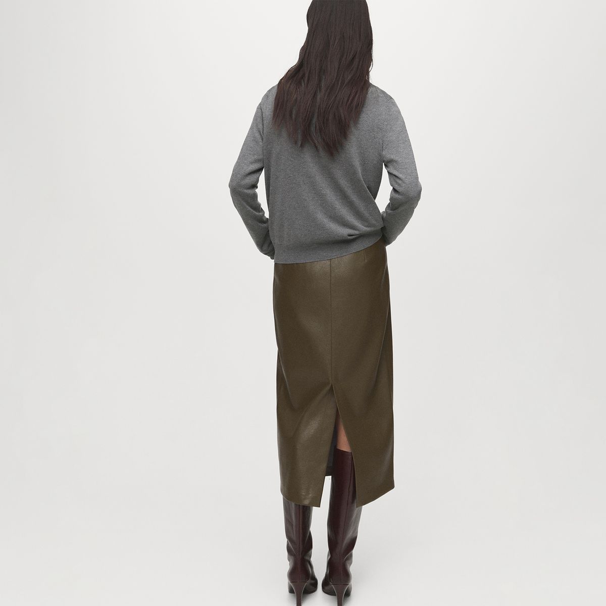 MANGO - Chompa Manga Larga Mujer Mango