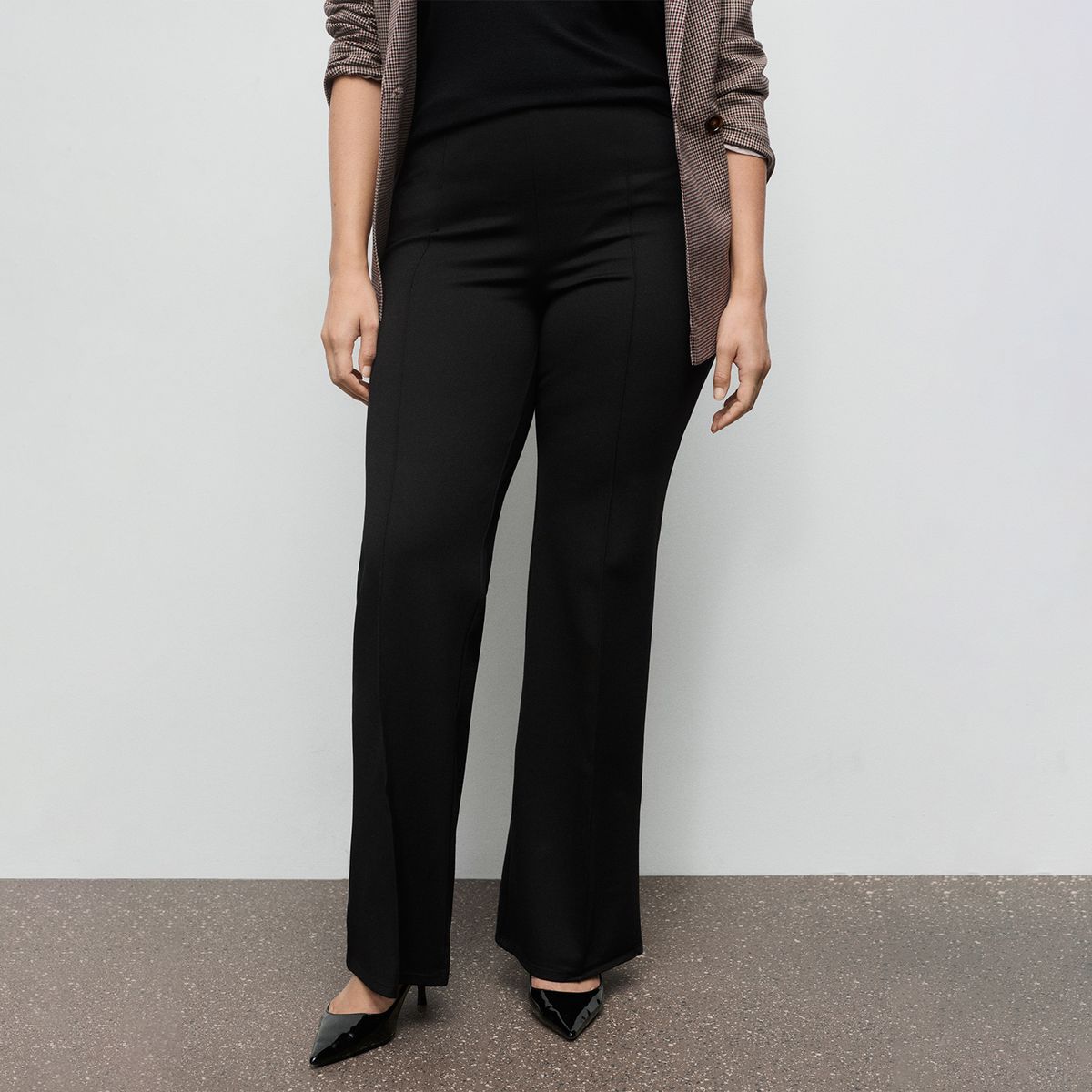 MANGO - Leggings Flare Mujer Mango