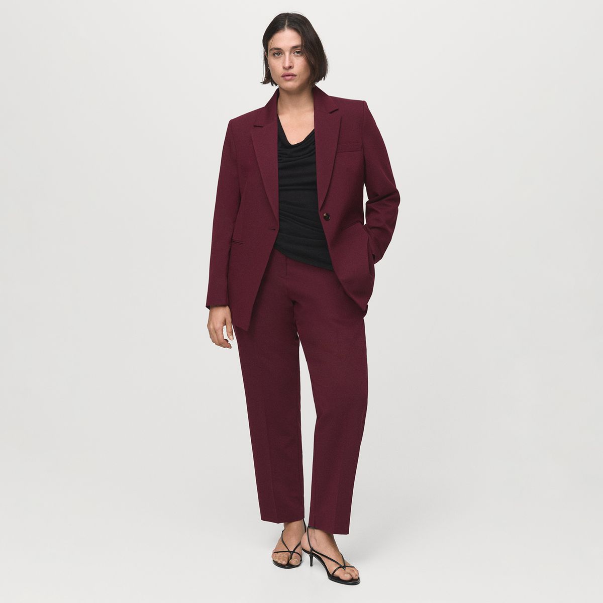 MANGO - Blazer Mujer Mango