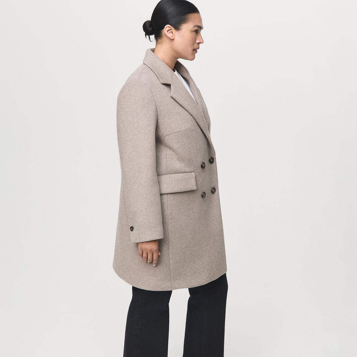 MANGO - Abrigo Mujer Mango