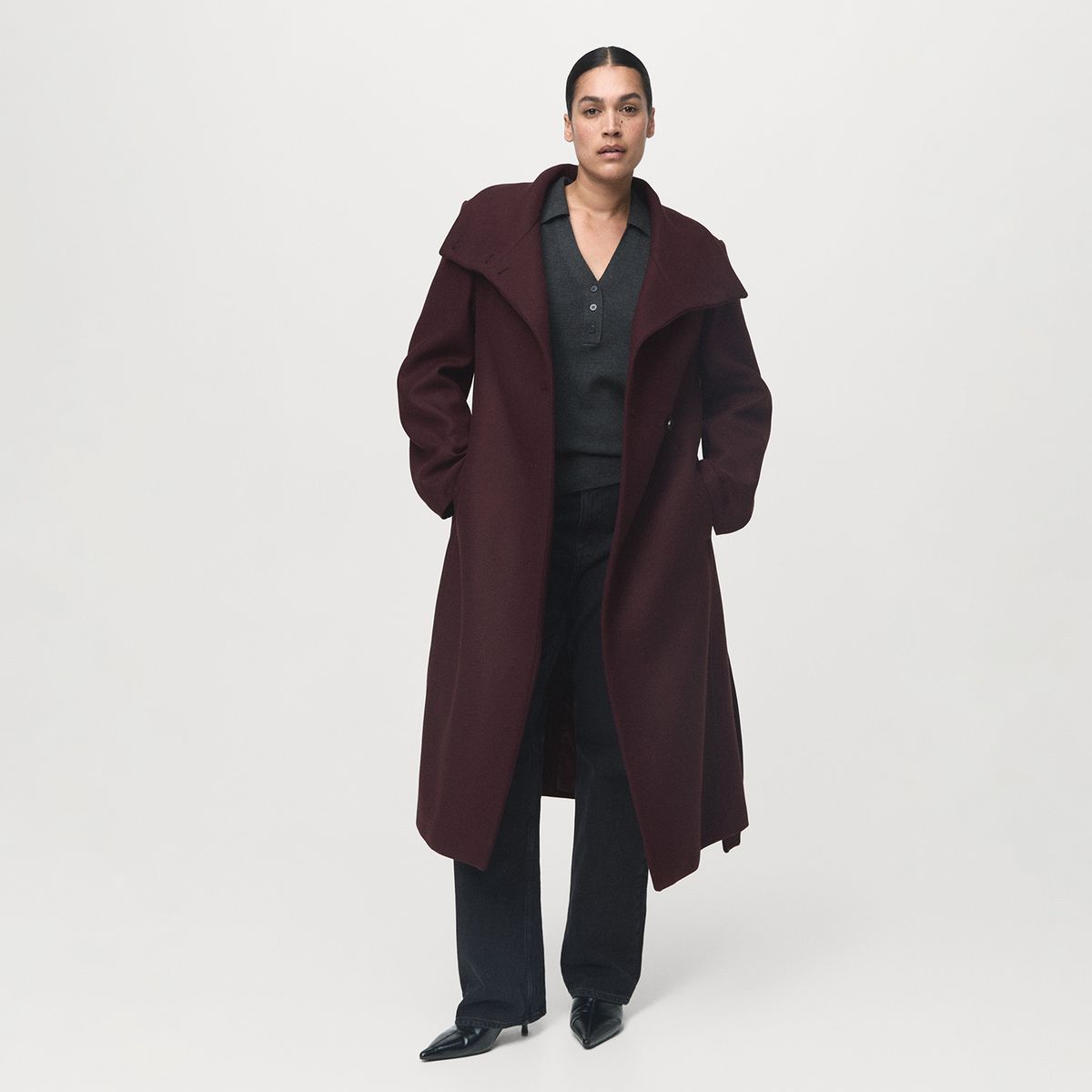 MANGO - Abrigo Mujer Mango