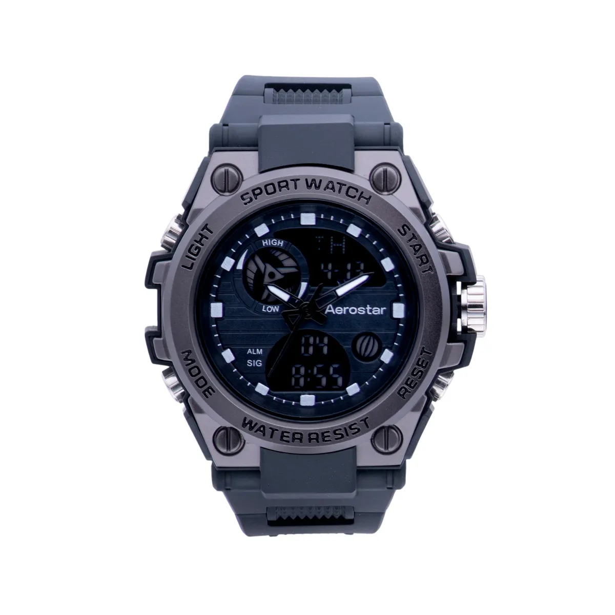 AEROSTAR - Reloj Aerostar Hombre Apex & Force Ae50006bk+ Estuche
