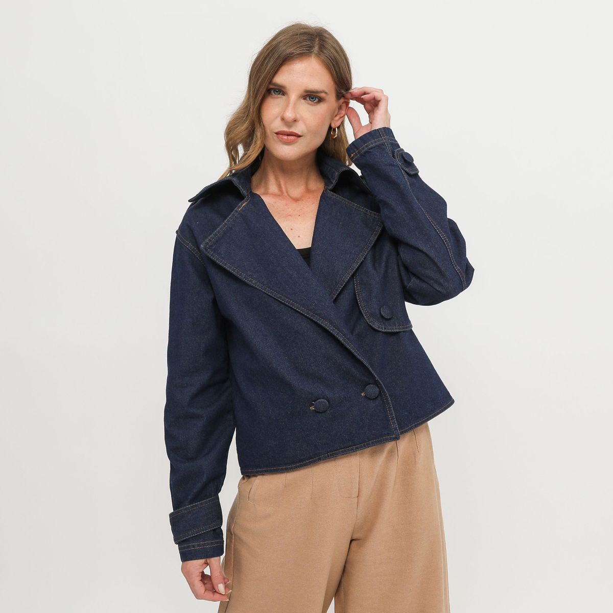 APOLOGY - Trench Denim Corto Mujer Apology