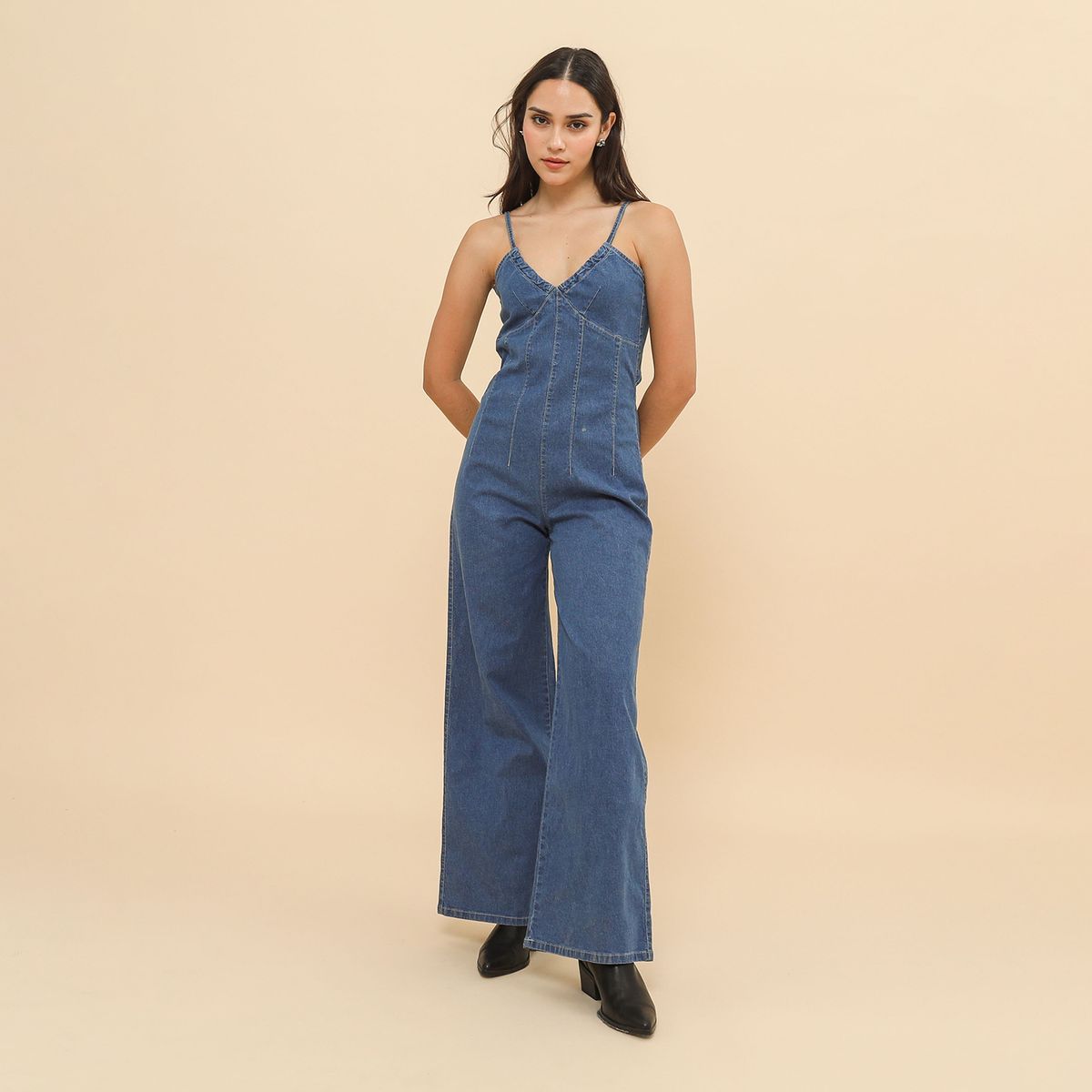 SYBILLA - Enterizo Denim Mujer Sybilla