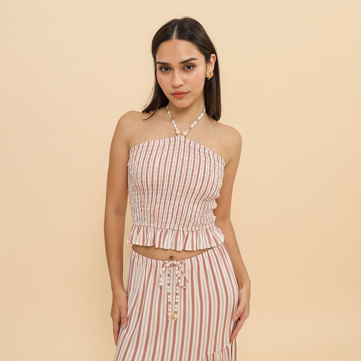 SYBILLA - Blusa Halter Mujer Sybilla