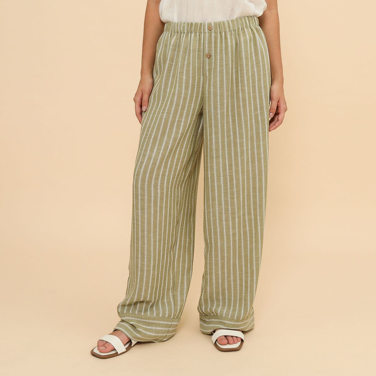 SYBILLA - Pantalón Fluido Mujer Sybilla