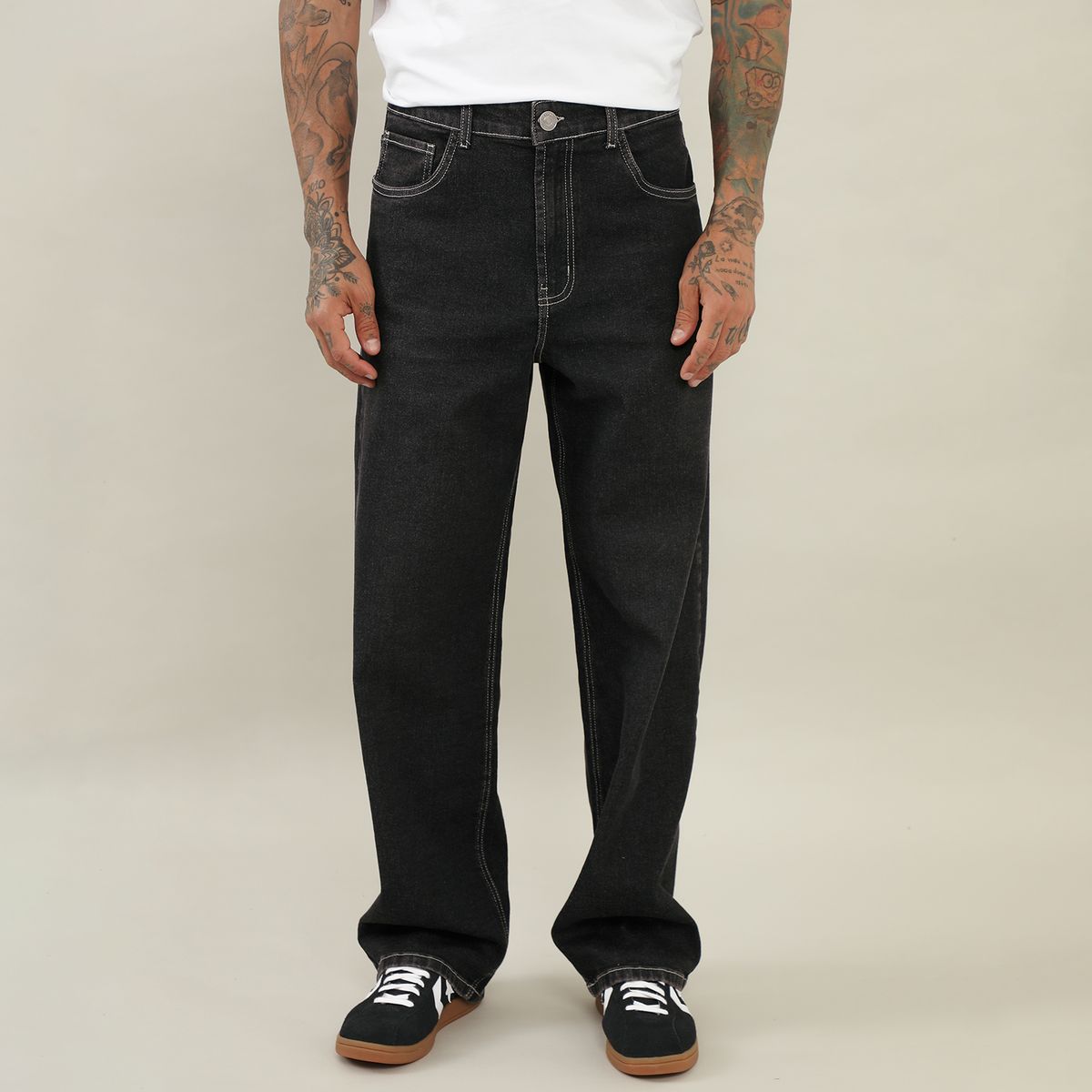 BEARCLIFF - Jean Baggy Fit Casual Hombre Bearcliff