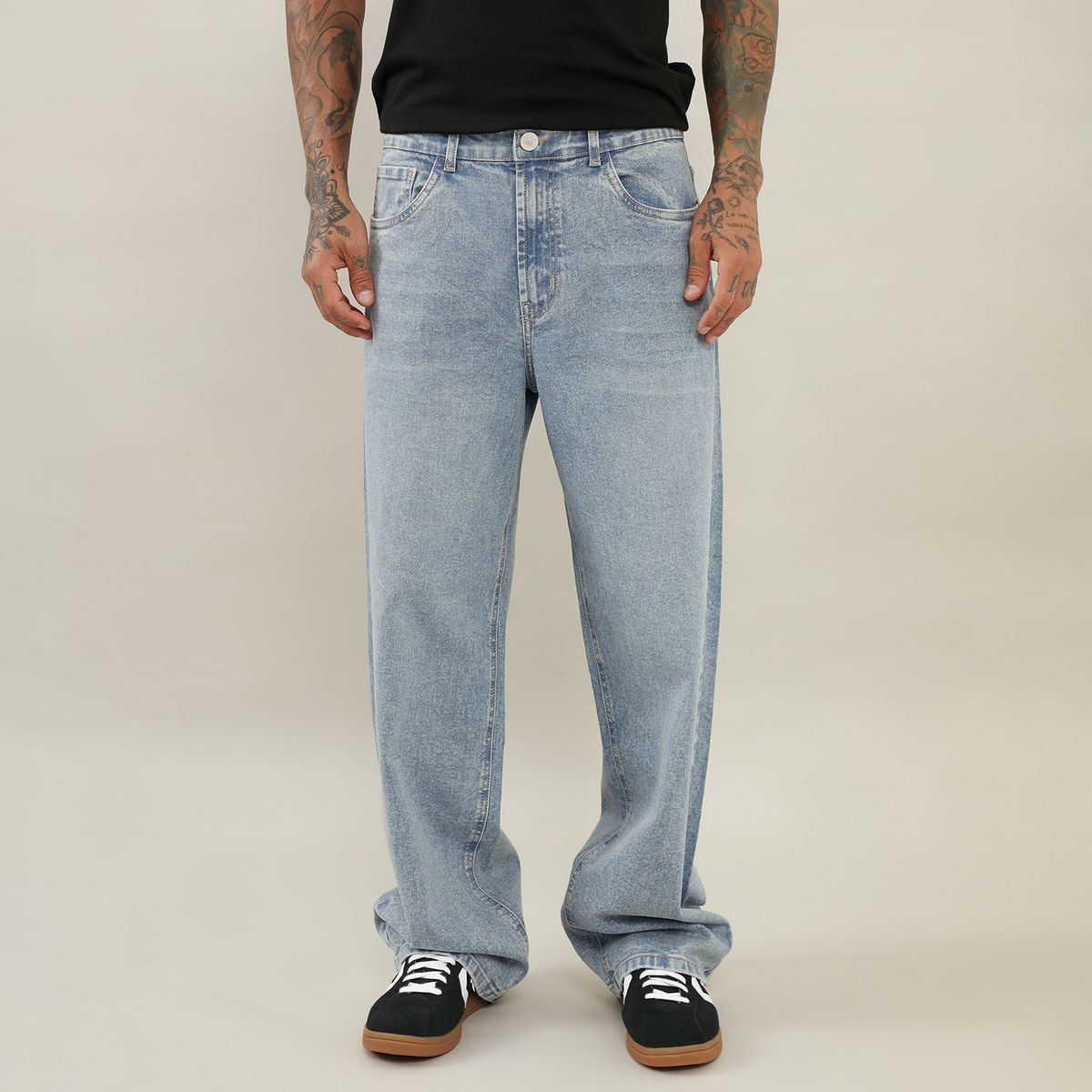 BEARCLIFF - Jean Baggy Fit Casual Hombre Bearcliff