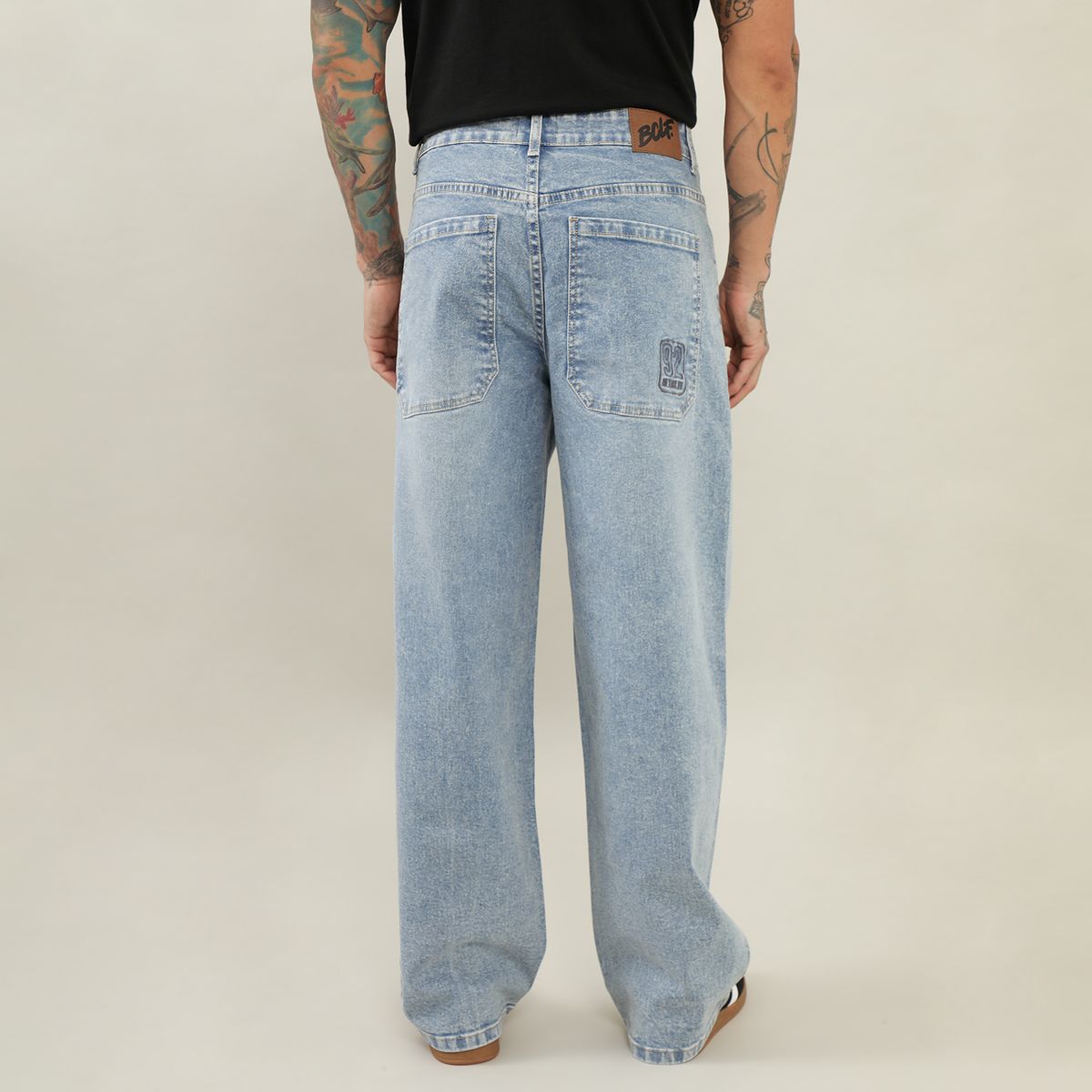 BEARCLIFF - Jean Baggy Fit Casual Hombre Bearcliff
