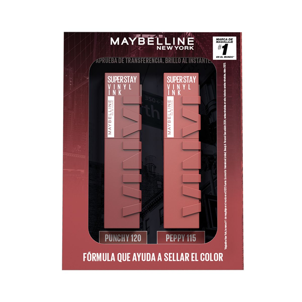 MAYBELLINE - Pack Vinyl Ink X2