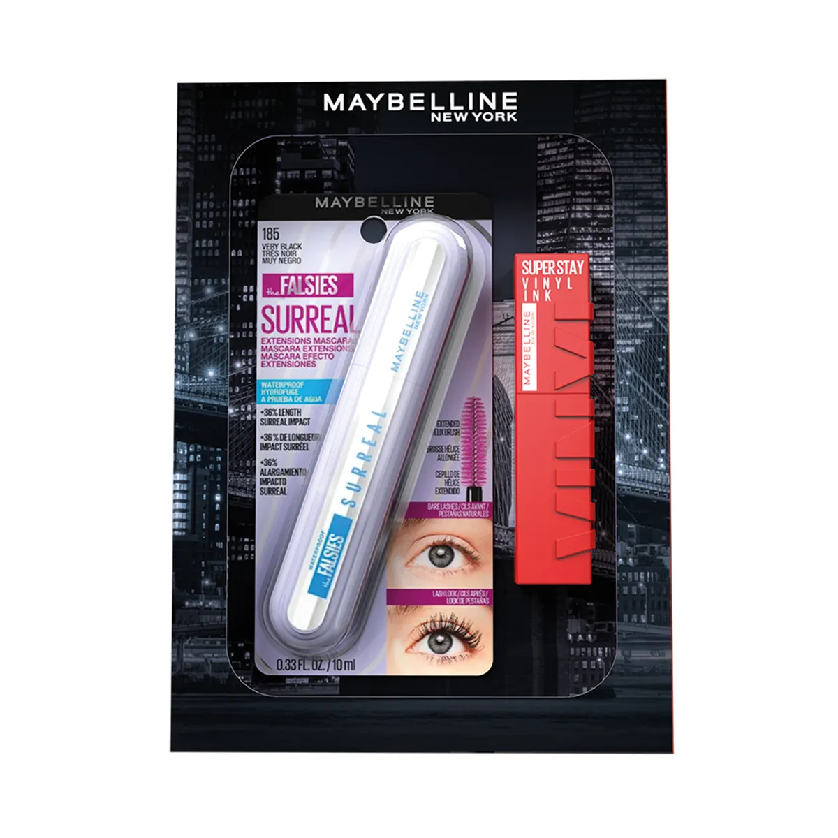 MAYBELLINE - Pack Surreal & Vinyl Ink Royal