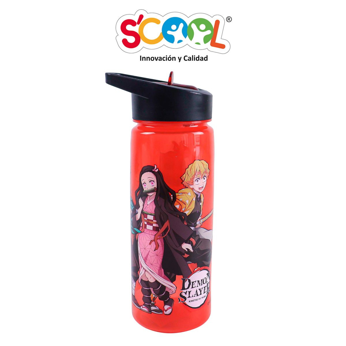 SCOOL - Tomatodo Con Caña 590ml Pp Scool Ranger Demon Slayer H