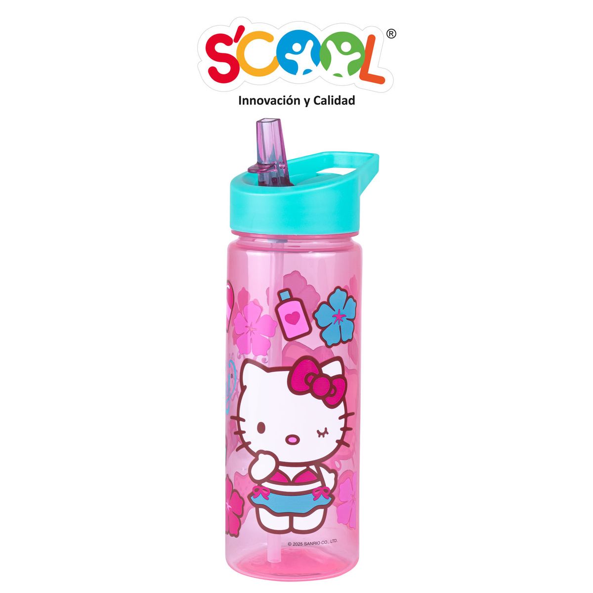 SCOOL - Tomatodo Con Caña 590ml Pp Scool Ranger Hello Kitty