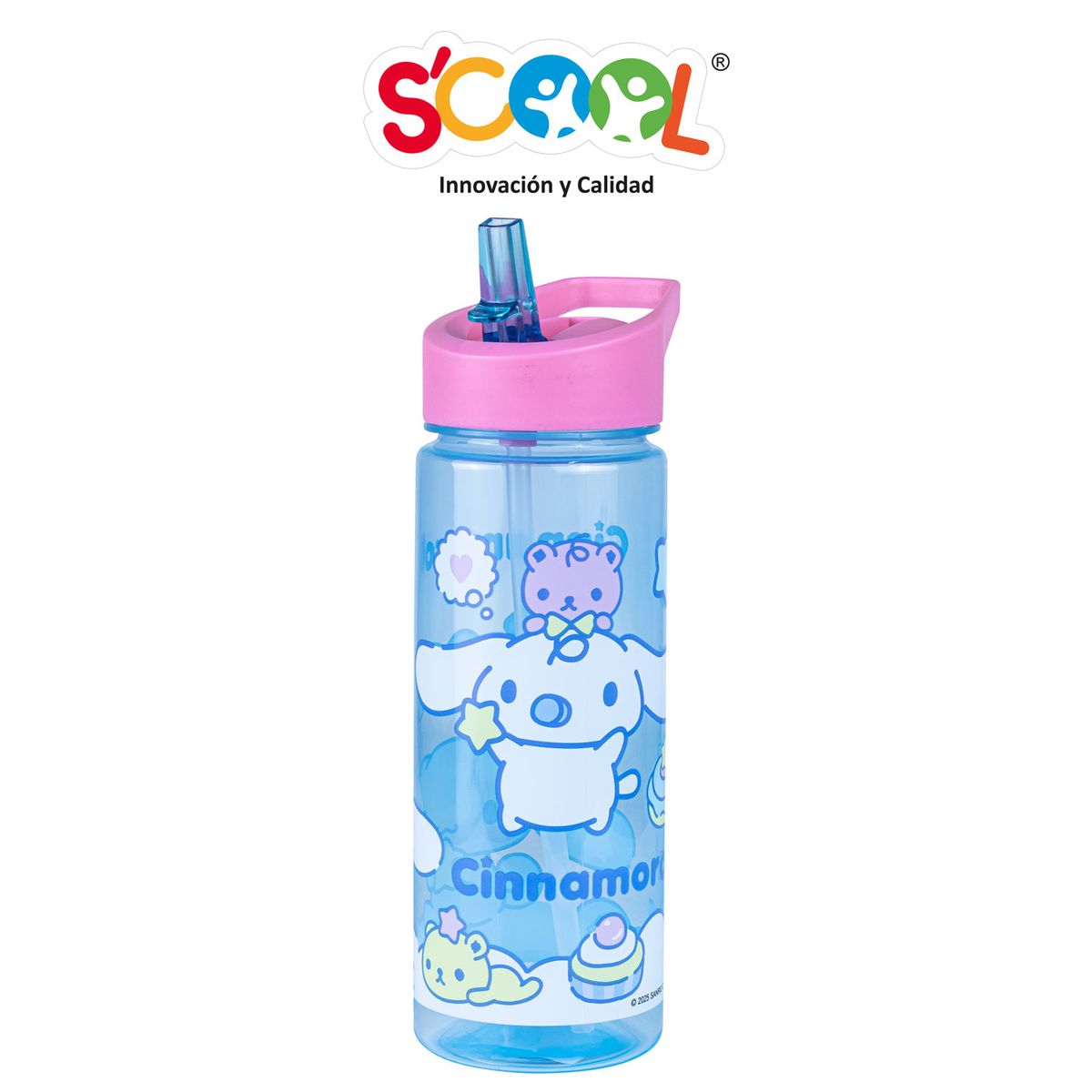 SCOOL - Tomatodo Con Caña 590ml Pp Scool Ranger Cinnamoroll