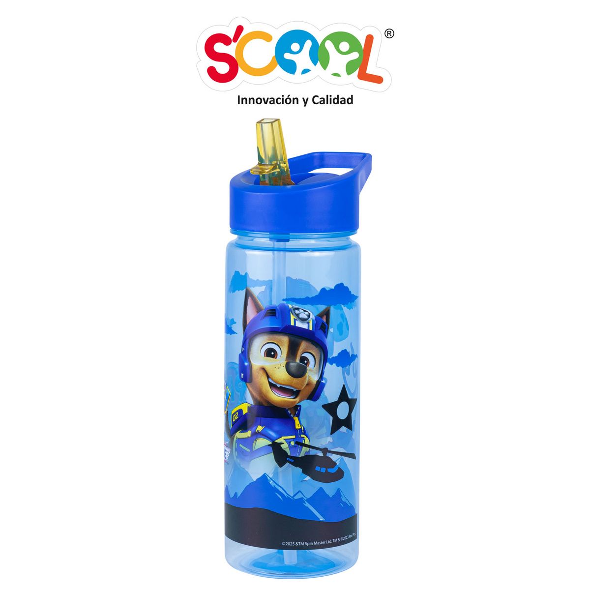 SCOOL - Tomatodo Con Caña 590ml Pp Scool Ranger Paw Patrol H