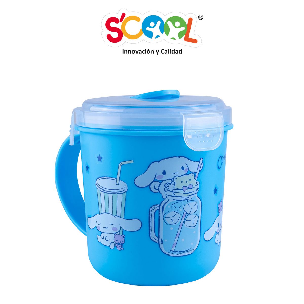 SCOOL - Vaso Snack Con Cuchara 500ml Pp Scool Ranger Cinnamoroll