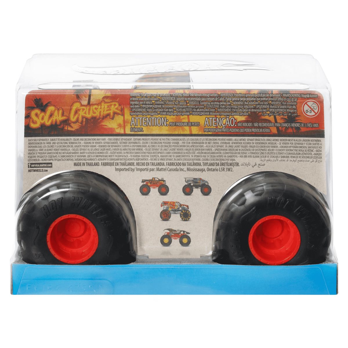 HOT WHEELS - Vehículo Hot Wheels Monster Truck Escala 1:24 Aleatorio