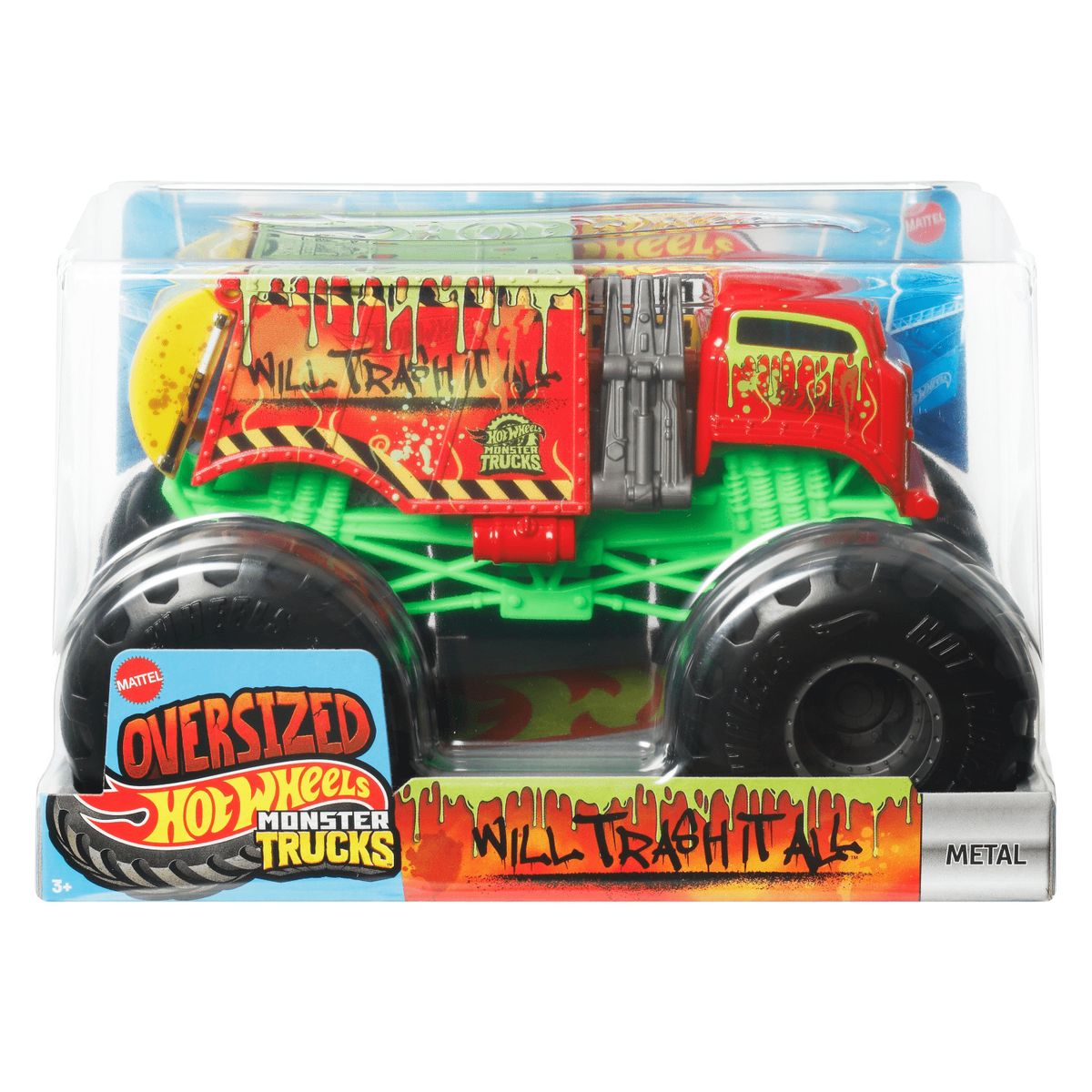 HOT WHEELS - Vehículo Hot Wheels Monster Truck Escala 1:24 Aleatorio