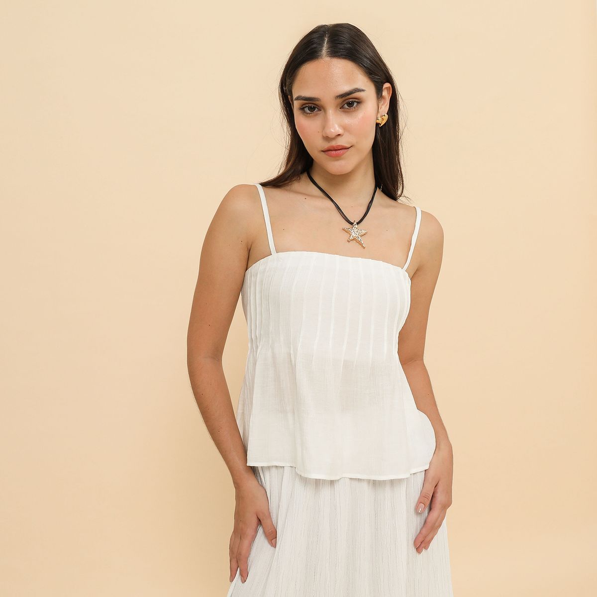 SYBILLA - Blusa Sin Mangas Mujer Sybilla