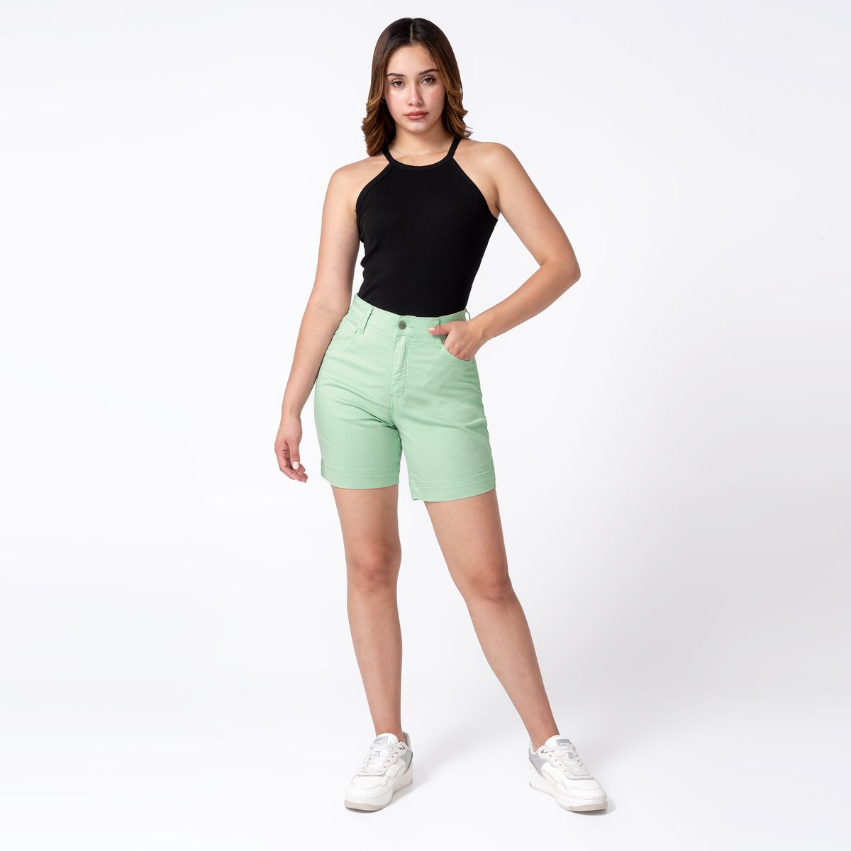 PIONIER - Bermuda Slim Fit Mujer Pionier