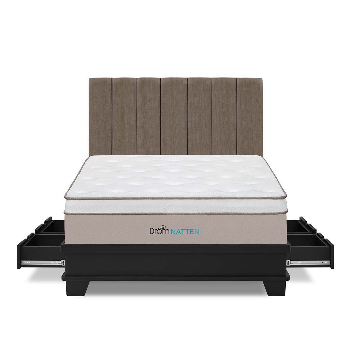 DROM - Dormitorio Natten 4 Cajones Queen Laqueado