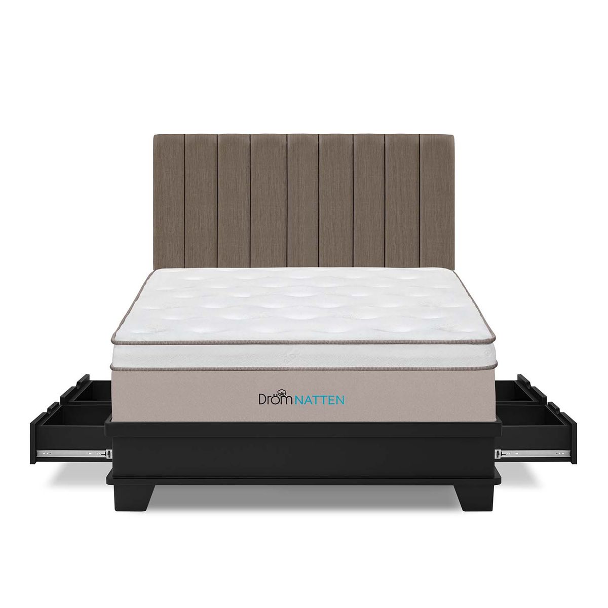 DROM - Dormitorio Natten 4 Cajones King Laqueado
