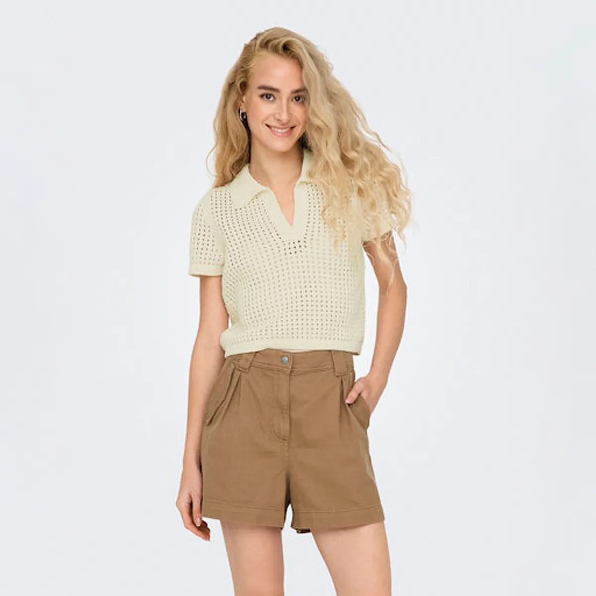 ONLY - Polo Manga Corta Mujer Only