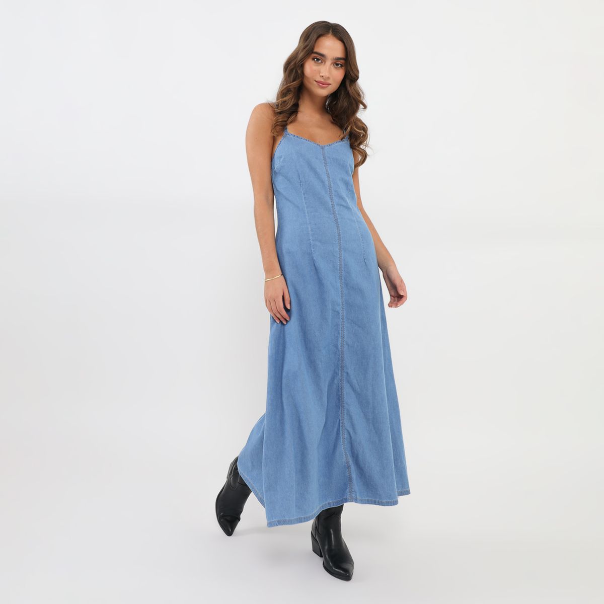 DENIMLAB - Vestido Largo Mujer Denimlab