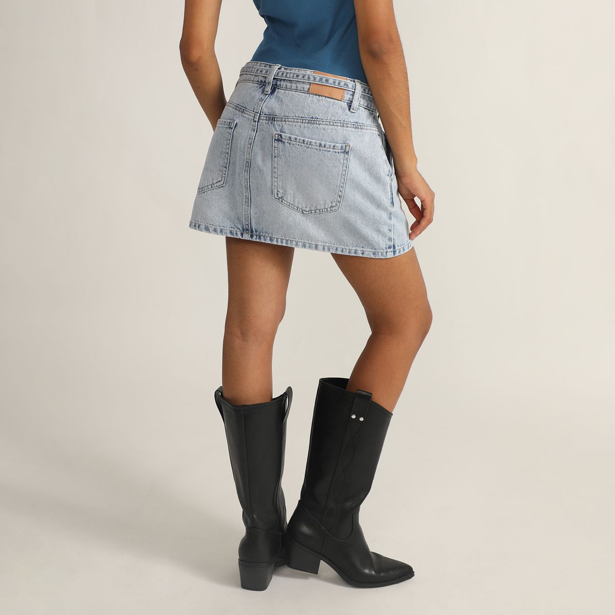 DENIMLAB - Falda Short Denim Mujer Denimlab