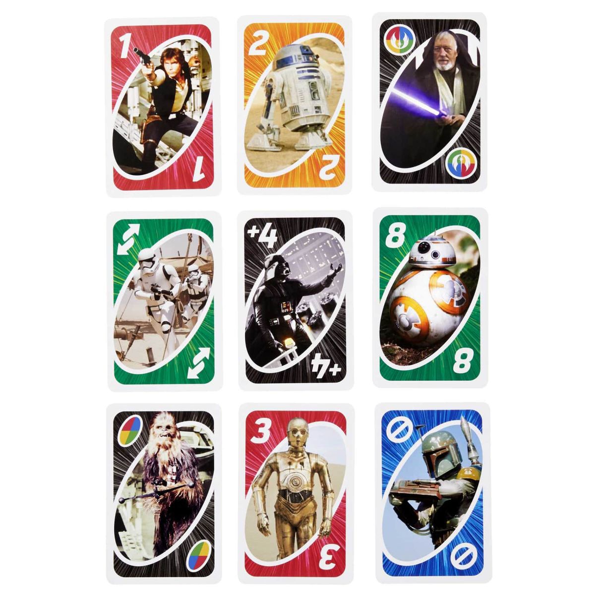 GENERICO - Juego De Mesa Uno Cartas Star Wars Edición Especial