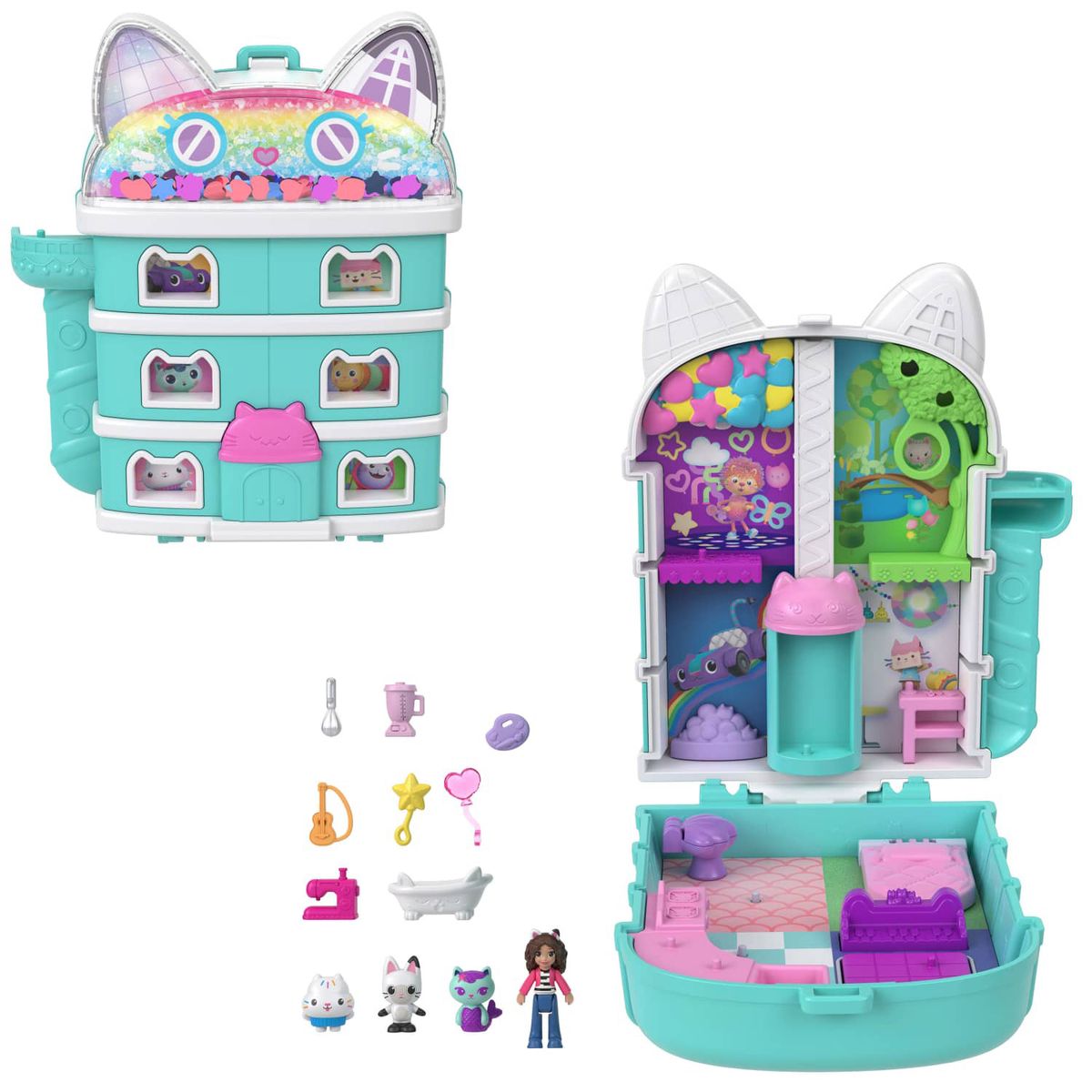 POLLY POCKET - Set De Juego Compacto Gabby's Dollhouse Polly Pocket