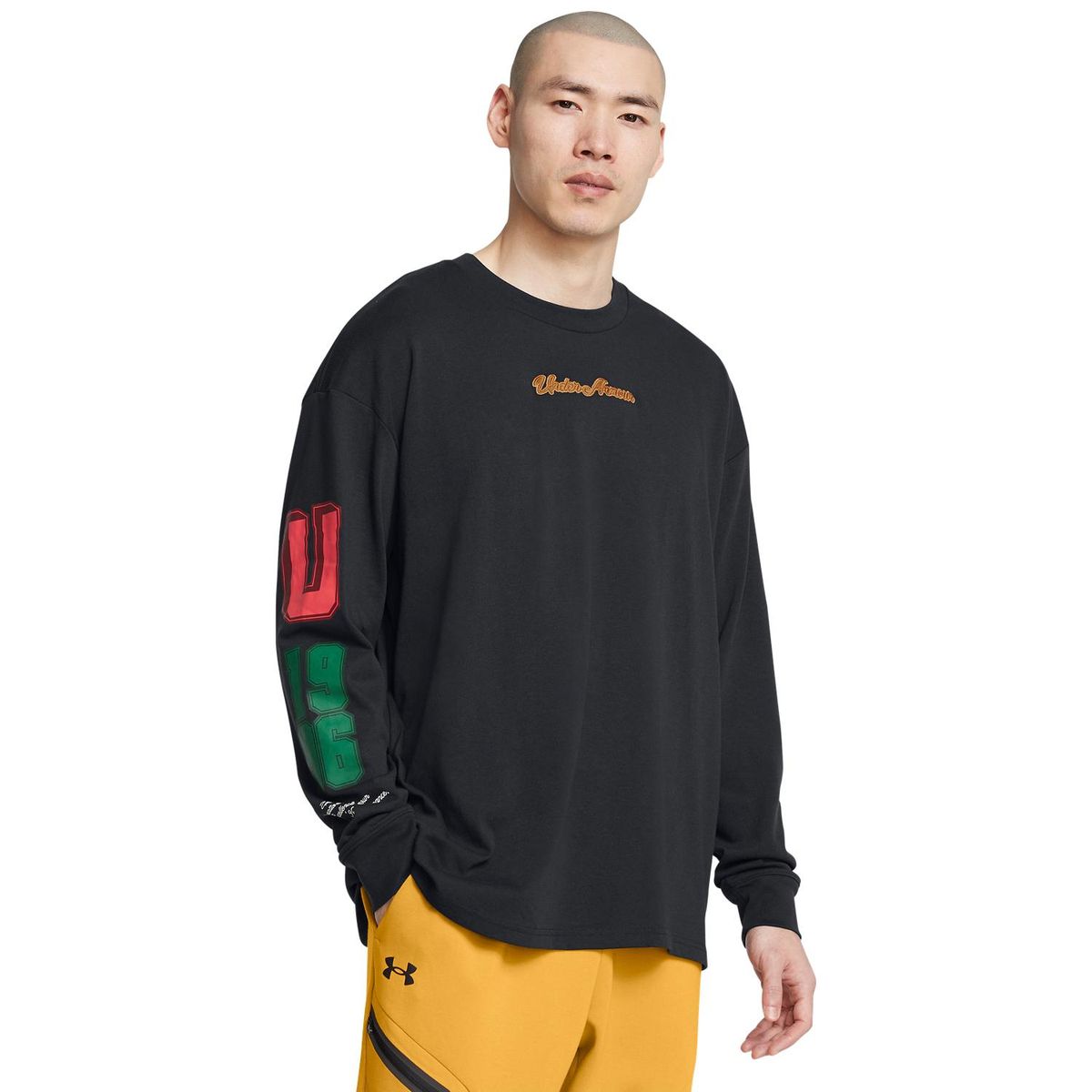 UNDER ARMOUR - Camiseta Manga Larga Collegiate Script Hw Under Armour