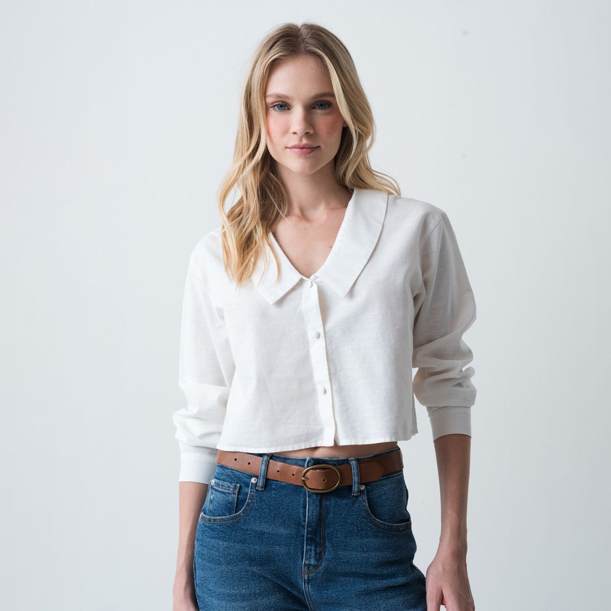 NAF NAF - Blusa Manga Larga Mujer Naf Naf