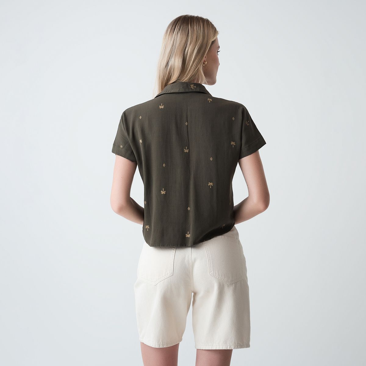 NAF NAF - Blusa Manga Corta Mujer Naf Naf