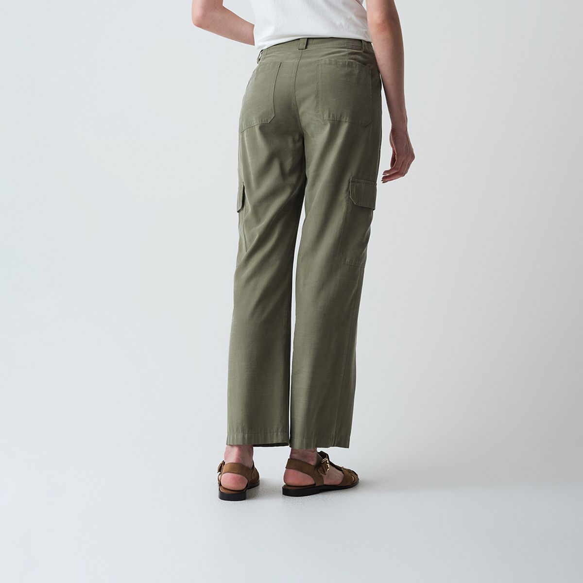 NAF NAF - Pantalón Straight Tiro Alto Mujer Naf Naf